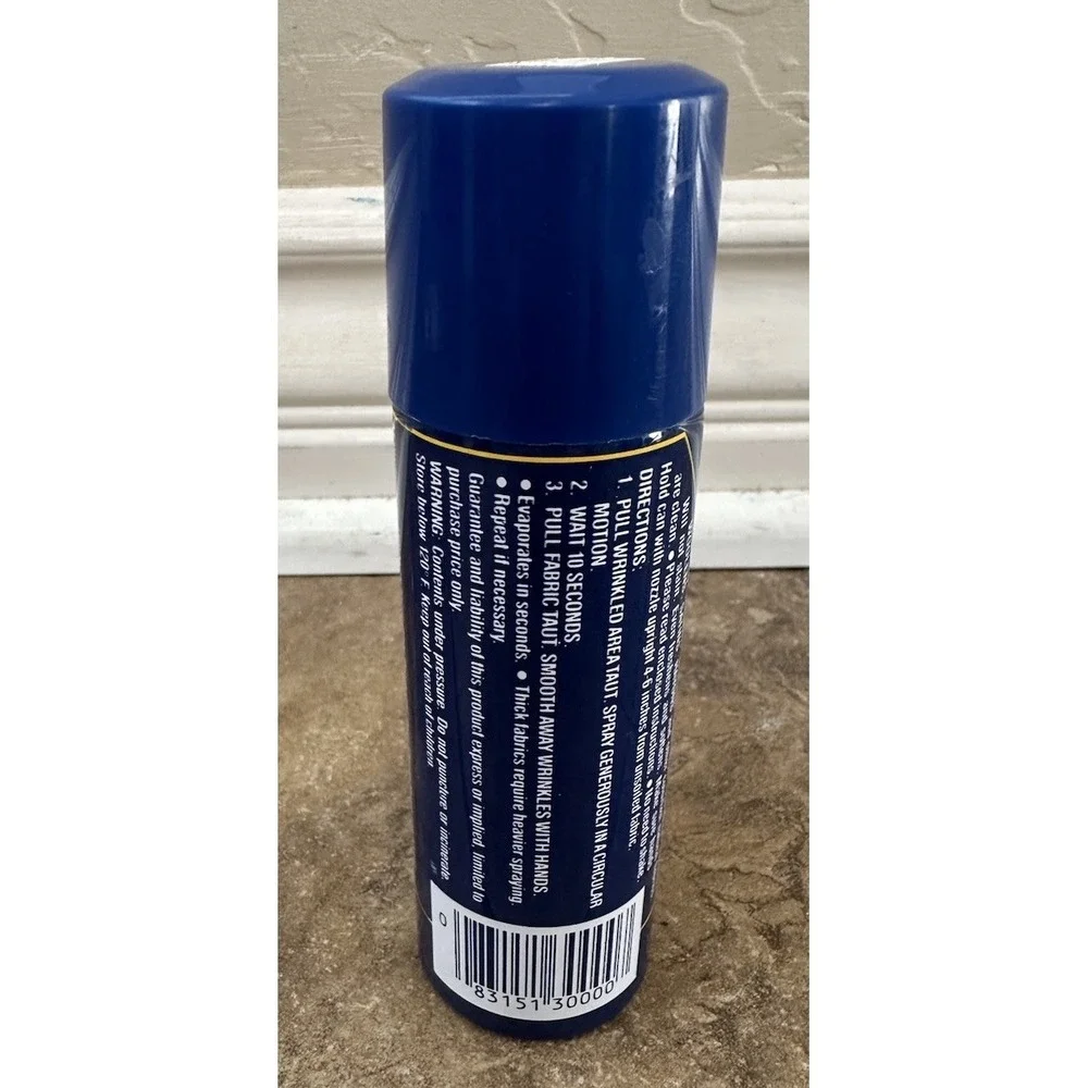 Vintage 1986 Wrinkle Free Brand Fabric Clothing Relaxant Spray 3oz